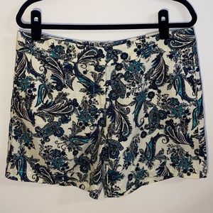 LOFT Paisley Print Shorts